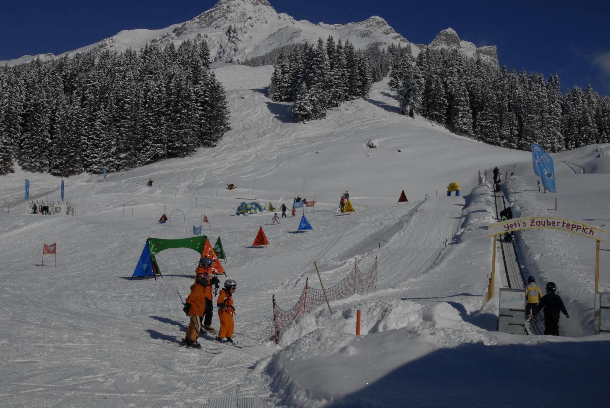 Berglodge Restaurant Ristis Engelberg Exteriör bild