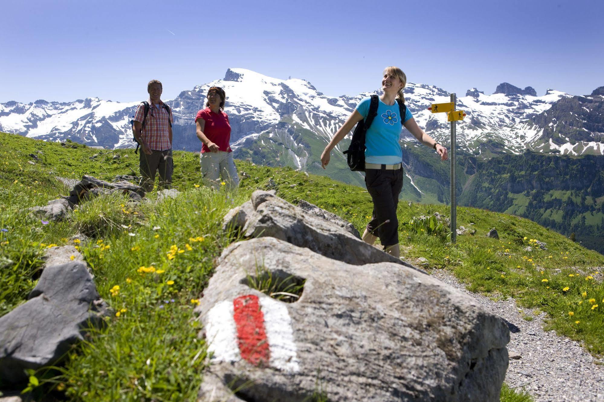 Berglodge Restaurant Ristis Engelberg Exteriör bild