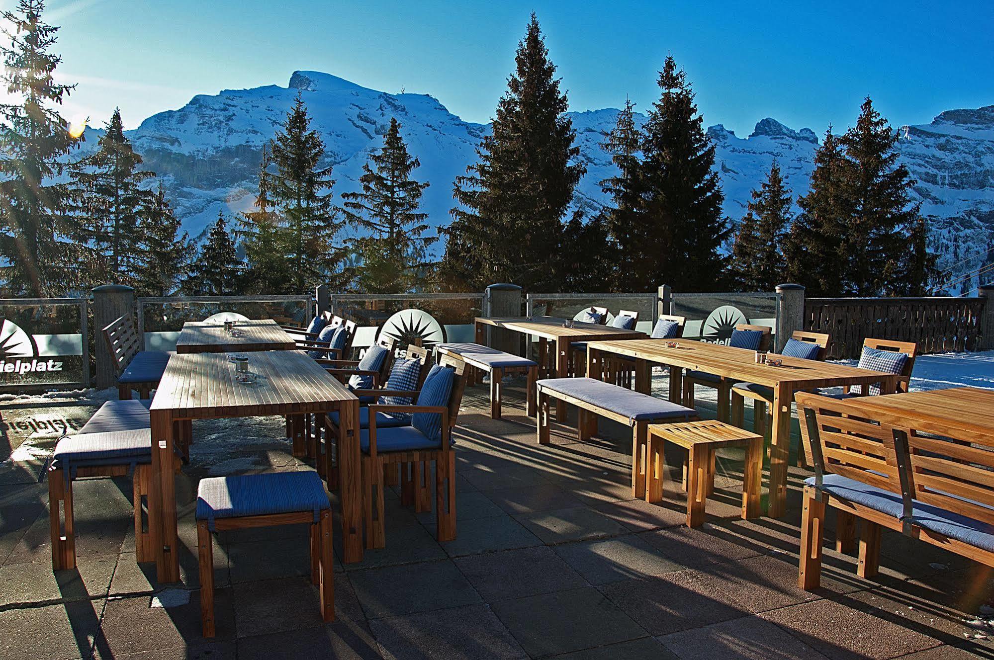 Berglodge Restaurant Ristis Engelberg Exteriör bild